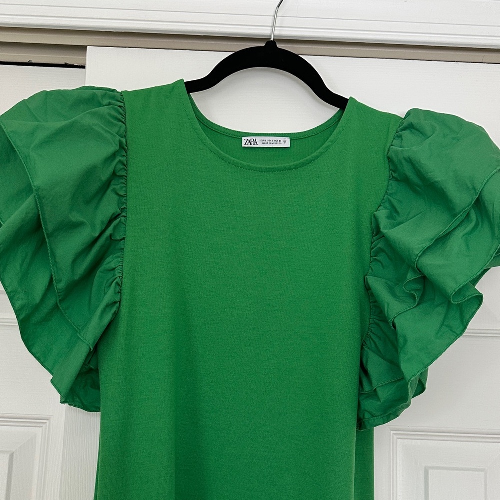 Zara Ruffle Sleeve Dress - Picture 3 of 4